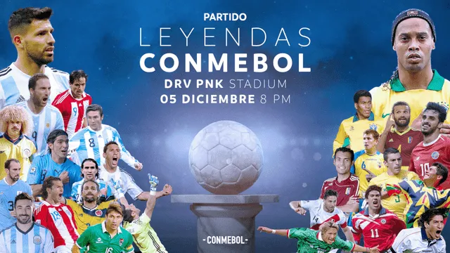  Conmebol anuncia partido de leyendas. Foto: Conmebol.   