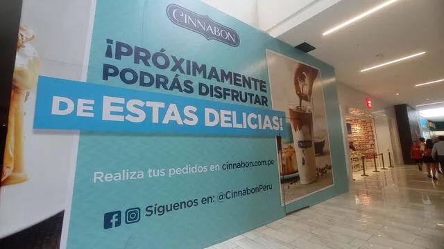 Cinnabon Mall Aventura San Juan de Lurigancho
