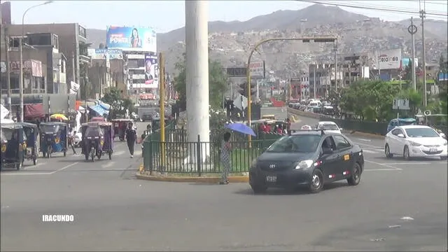 Avenida Metropolitana, en el distrito de Comas. Foto: YouTube/VictorHugoAE   