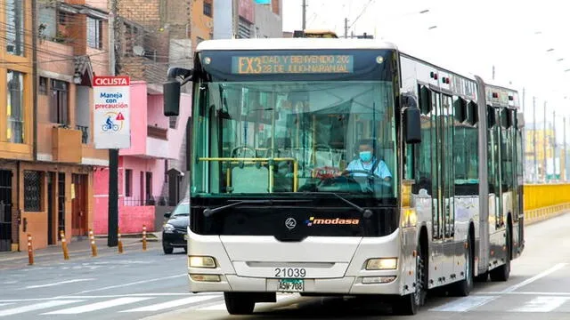 El Metropolitano es uno de los transportes públicos más usados en Perú. Foto: ATU.    