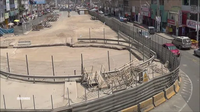 Así inició la construcción de la estación Prolongación Javier Prado en Ate. Foto: Línea 2 del Metro de Lima   