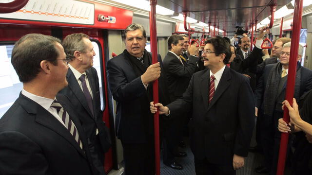 Línea 1 del Metro de Lima se inauguró durante el segundo gobierno de Alan García. Foto: RPP   