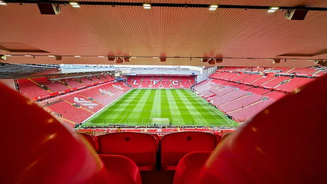 Así luce el estadio Anfield. Foto: Liverpool   