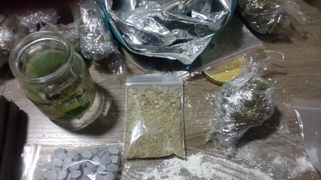 Drogas incautadas en hostal de Trujillo. Foto: difusión   