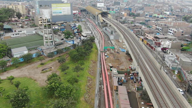 Teleférico SJL-Independencia se conectará con la Línea 1 del Metro de Lima. Foto: COSAPI   