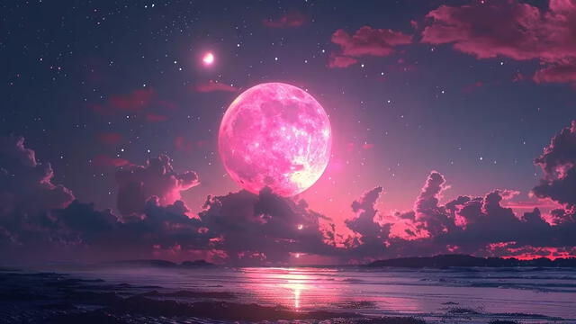 La denominación luna rosa está relacionada con las historias de los antiguos nativos americanos. Foto: difusión   