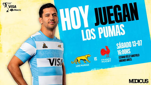 Los Pumas jugarán un test match contra Francia. Foto: los Pujmas   