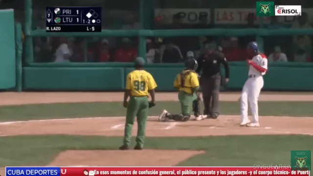 En el séptimo inning, el marcador no presenta movimientos. Foto: Tele Rebelde   