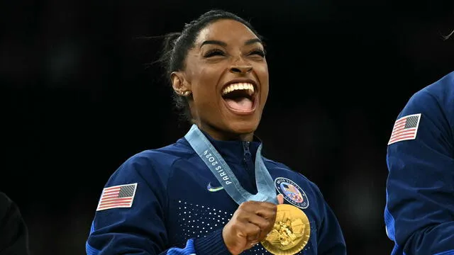 Simone Biles es la aclamada medallista de Estados Unidos. Foto: París 2024   