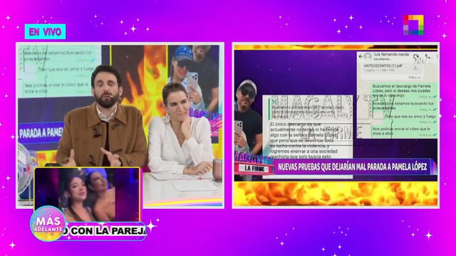  Rodrigo González se pronuncia sobre las revelaciones del programa de Magaly Medina. Foto: Willax TV/Amor y fuego   