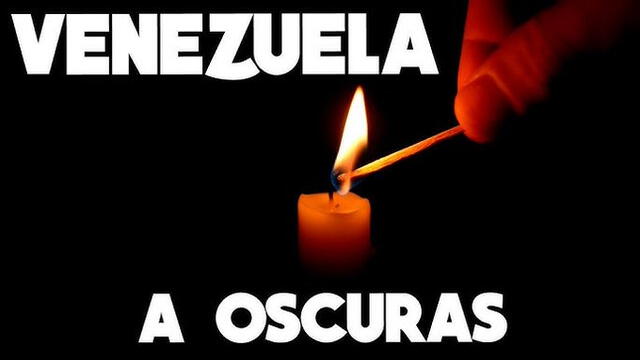 Venezuela sufre cortes de luz por más de 8 horas. Foto: X   