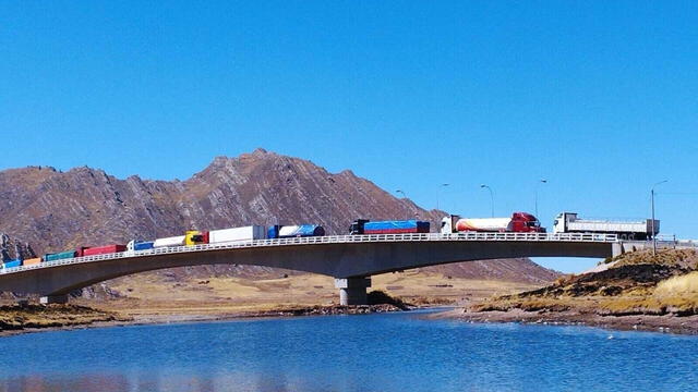  Puente Internacional Perú Bolivia. Foto: France 24   