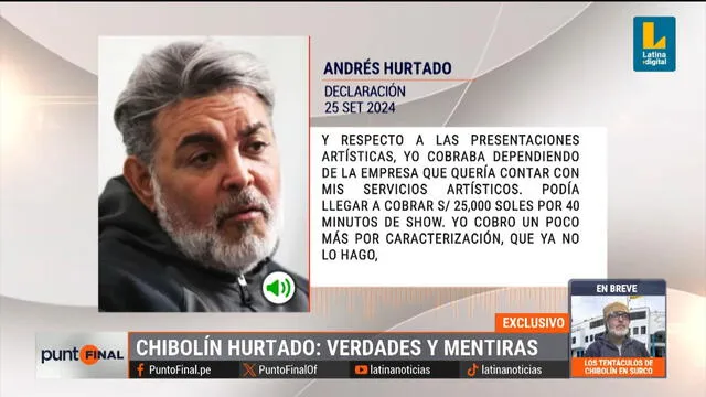  Andrés Hurtado y sus nuevas relaciones. Foto: Punto Final.   