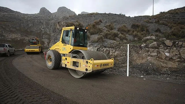  Construcciones de la Carretera Longitudinal de la Sierra Tramo 4. Foto: difusión.   