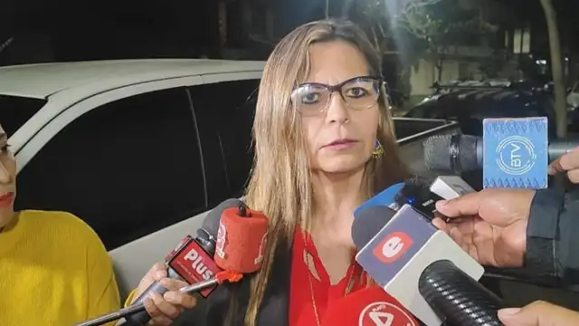 Sandra Gutiérrez, fiscal boliviana, anunció la emisión de una orden de aprehensión en contra del expresidente Evo Morales. Foto: ANF.   