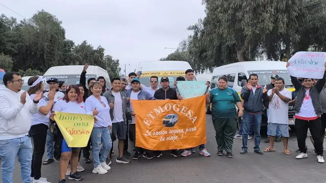 Trujillo. La paralización del transporte en esta ciudad fue acatada por varios sectores. Foto: La República   