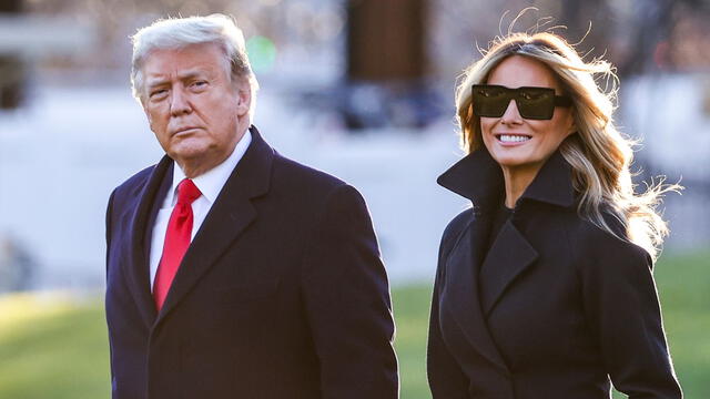  Donald Trump y su esposa Melania Trump. Foto: difusión   