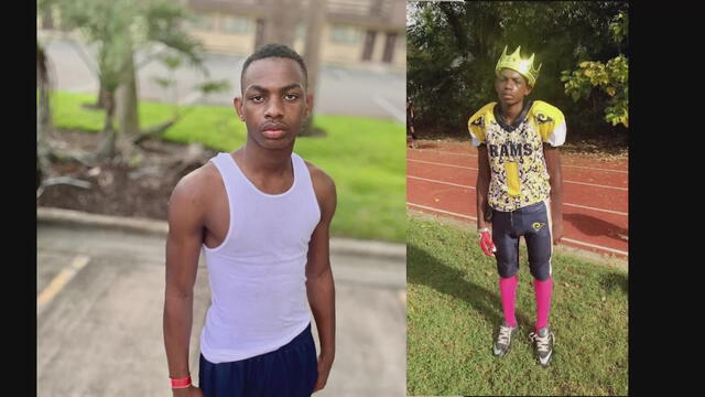 Anderson was 16-years-old when he was shot in the chest in a robbery in Texas. Photo: WFAA   