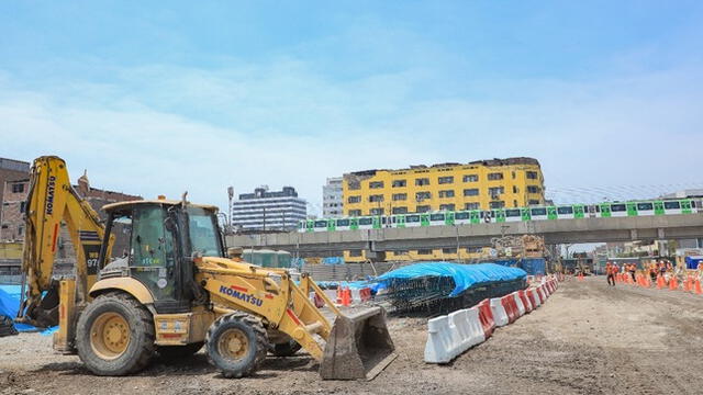 Estación 28 de Julio se encuentra en proceso de construcción. Foto: MTC 