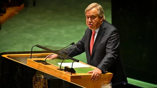  Guterres anunció una cumbre antes de la COP30 en Brasil para tratar temas ambientales. Foto: EL PAÍS.    