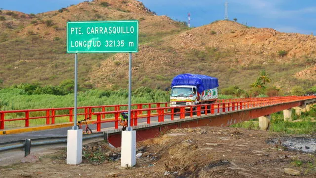 Estado actual de puente Carrasquillo en Piura. Foto: MTC.   