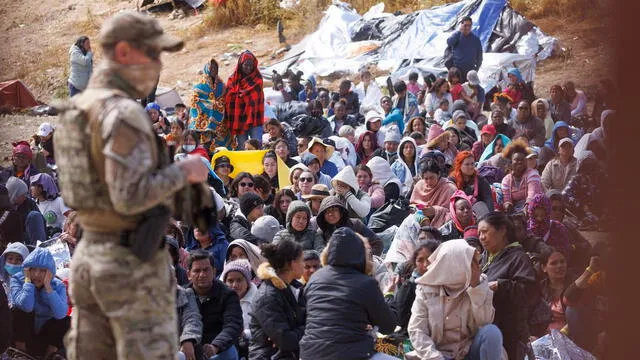  La justificación principal para el uso del ejército en la frontera es el control de la inmigración irregular y el combate al crimen organizado. Foto: CNN   