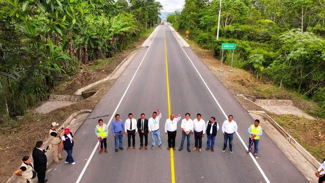 Así luce la nueva vía. Foto: MTC Así luce la nueva vía. Foto: MTC