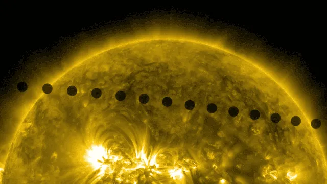  El resplandor del Sol podría estar ocultando coorbitales adicionales alrededor de Venus. Foto: NASA   