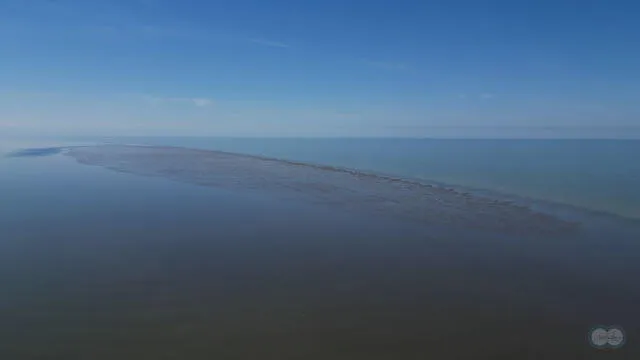  La isla descubierta se formó como resultado de un descenso del nivel del mar Caspio. Foto IO RAS   
