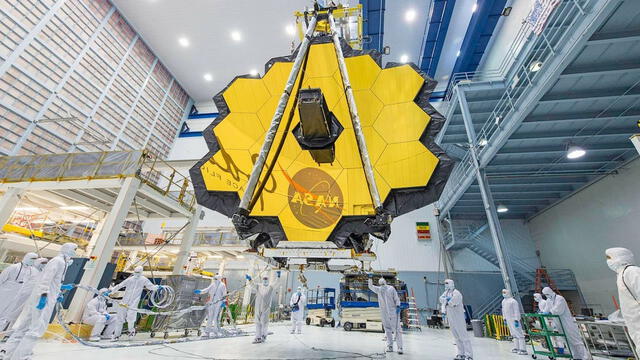 El Telescopio Espacial James Webb fue lanzado el 25 de diciembre de 2021. Foto: NASA El Telescopio Espacial James Webb fue lanzado el 25 de diciembre de 2021. Foto: NASA