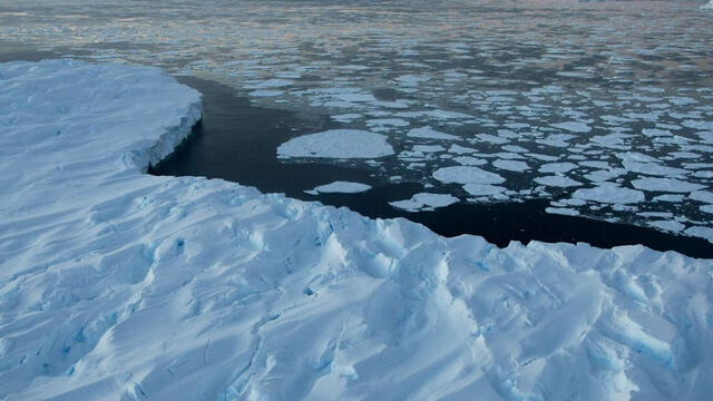  El hielo marino de la Antártida se ha ido reduciendo desde 2015. Foto: NASA   