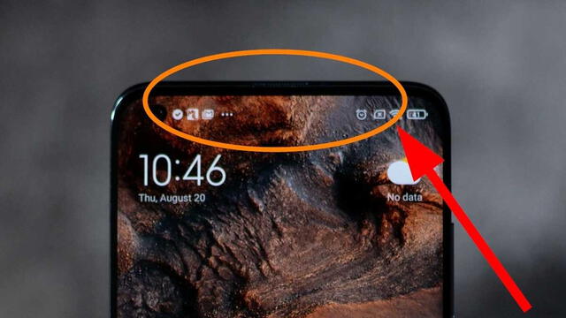  El sensor de proximidad se encuentra en la parte superior de la pantalla. Foto: Mundo Xiaomi 