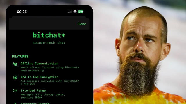 Jack Dorsey fue el creador de bitchat mesh. Foto: OhMyGeek! Jack Dorsey fue el creador de bitchat mesh. Foto: OhMyGeek!