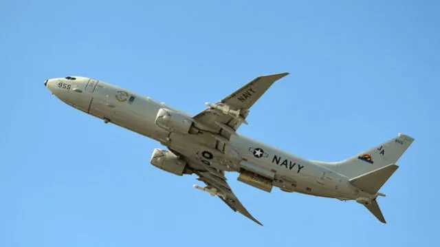 La imagen es de un Boeing P-8A Poseidon tomado en el 2014. Foto: AFP