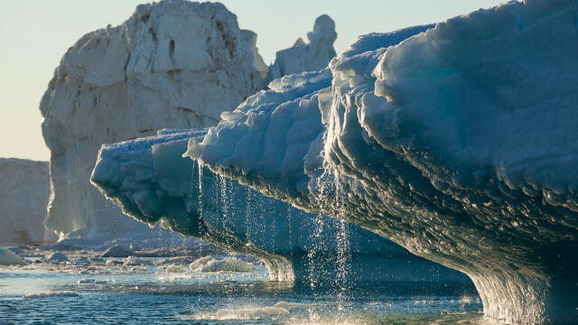  El hielo marino que rodea la Antártida ha disminuido drásticamente desde 2014. Foto: AFP   
