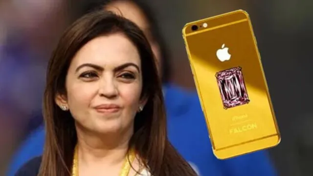 Nita Ambani es dueña del iPhone más caro del mundo. Foto: Vietnam.vn Nita Ambani es dueña del iPhone más caro del mundo. Foto: Vietnam.vn