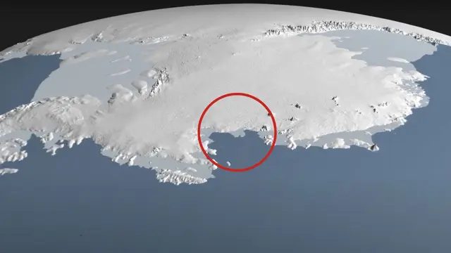 El glaciar Denman está ubicado en la parte oriental de la Antártida Foto: Science El glaciar Denman está ubicado en la parte oriental de la Antártida Foto: Science