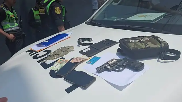 Objetos incautados durante intervención. Foto: LR. Objetos incautados durante intervención. Foto: LR.