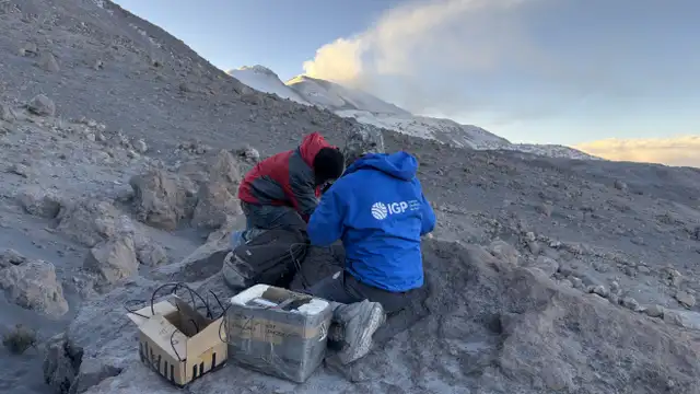 IGP realiza un monitoreo constante de la actividad del volcán Sabancaya. Foto: IGP IGP realiza un monitoreo constante de la actividad del volcán Sabancaya. Foto: IGP