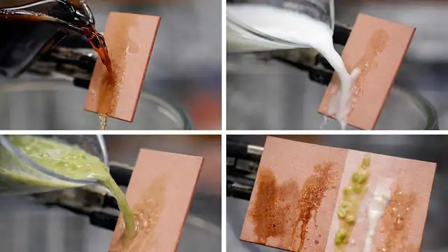 El producto exhibe una eficacia notable contra sustancias como leche, café o sopa. Foto: El Confidencial<br> El producto exhibe una eficacia notable contra sustancias como leche, café o sopa. Foto: El Confidencial<br>