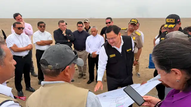 El gobernador Jorge Pérez confirmó que se están realizando trabajos de limpieza en el terreno, habilitando 1.000 hectáreas para la concentración de un millón y medio de fieles durante la visita papal.