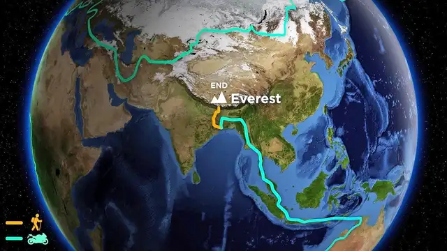 El Everest nació hace unos 50 millones de años debido a la colisión de la placa tectónica de la India contra la placa Euroasiática. Foto: Great Tibet Tour El Everest nació hace unos 50 millones de años debido a la colisión de la placa tectónica de la India contra la placa Euroasiática. Foto: Great Tibet Tour