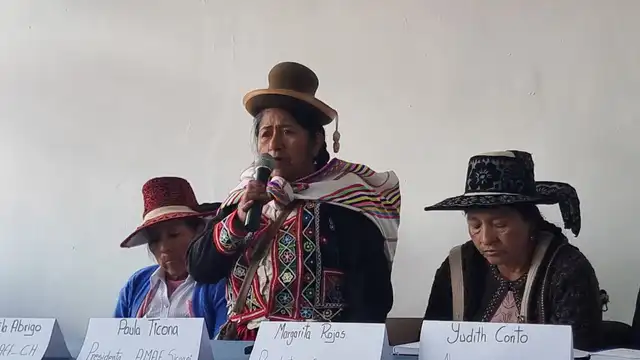 Yudith Conto, de Derechos Humanos Sin Fronteras, explicó que el proceso enfrenta obstáculos por la aplicación de la ley Rospigliosi Yudith Conto, de Derechos Humanos Sin Fronteras, explicó que el proceso enfrenta obstáculos por la aplicación de la ley Rospigliosi