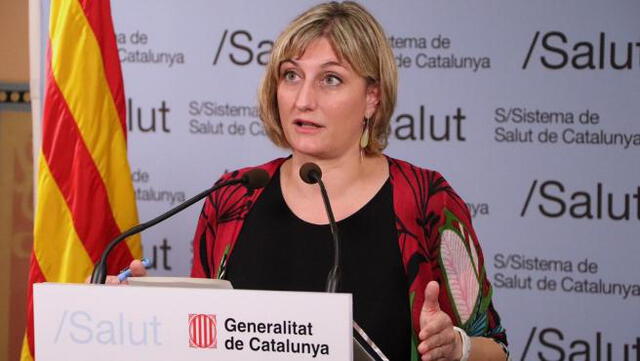 Alba Vergés, consellera de Salut de la Generalitat.