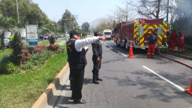 La Molina: incendio en la Universidad Agraria ya fue controlado