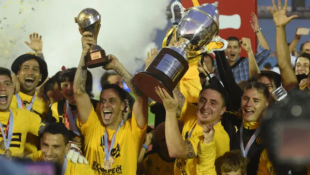 Peñarol tiene 50 campeonatos nacionales. Foto: AFP.