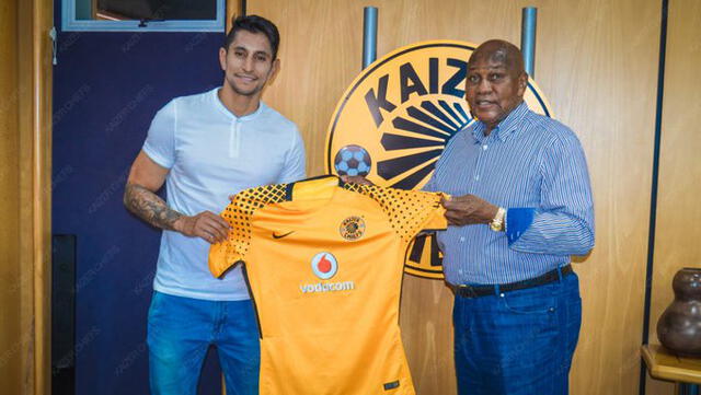 Leonardo Castro presentado como nuevo jugador del Kaizer Chiefs. Foto: Kaizer Chiefs