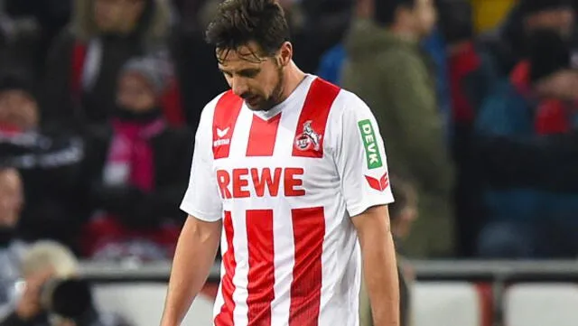 Pizarro solo marcó un gol en la temporada que Colonia se fue al descenso. Foto: Frankfurter Allgemeine
