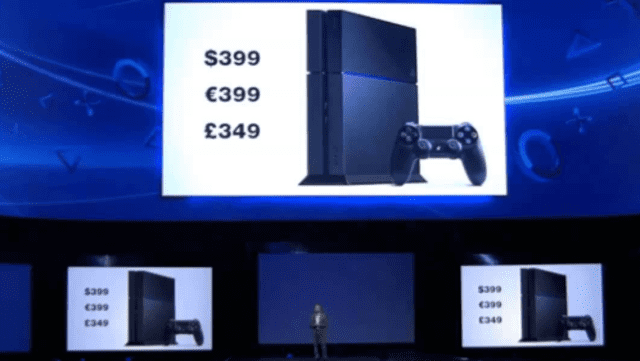 Anuncio de los precios de PS4 (2013)
