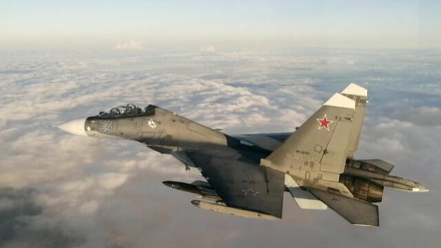 Un caza Su-30 de la Fuerza Aérea de Rusia. Foto: Ministerio de Defensa de Rusia / Sputnik